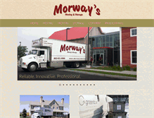 Tablet Screenshot of morwaysmoving.com